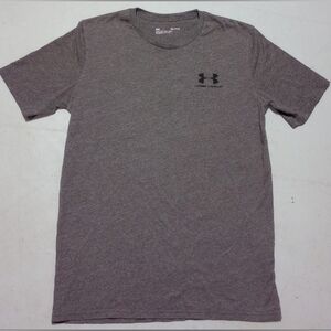 Under Armour Men's Heather Gray Short Sleeve Tee, Size S